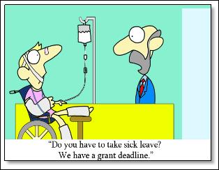 Grant Deadline Why else do you think he is sick