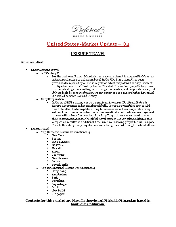 United States-Market Update Q4