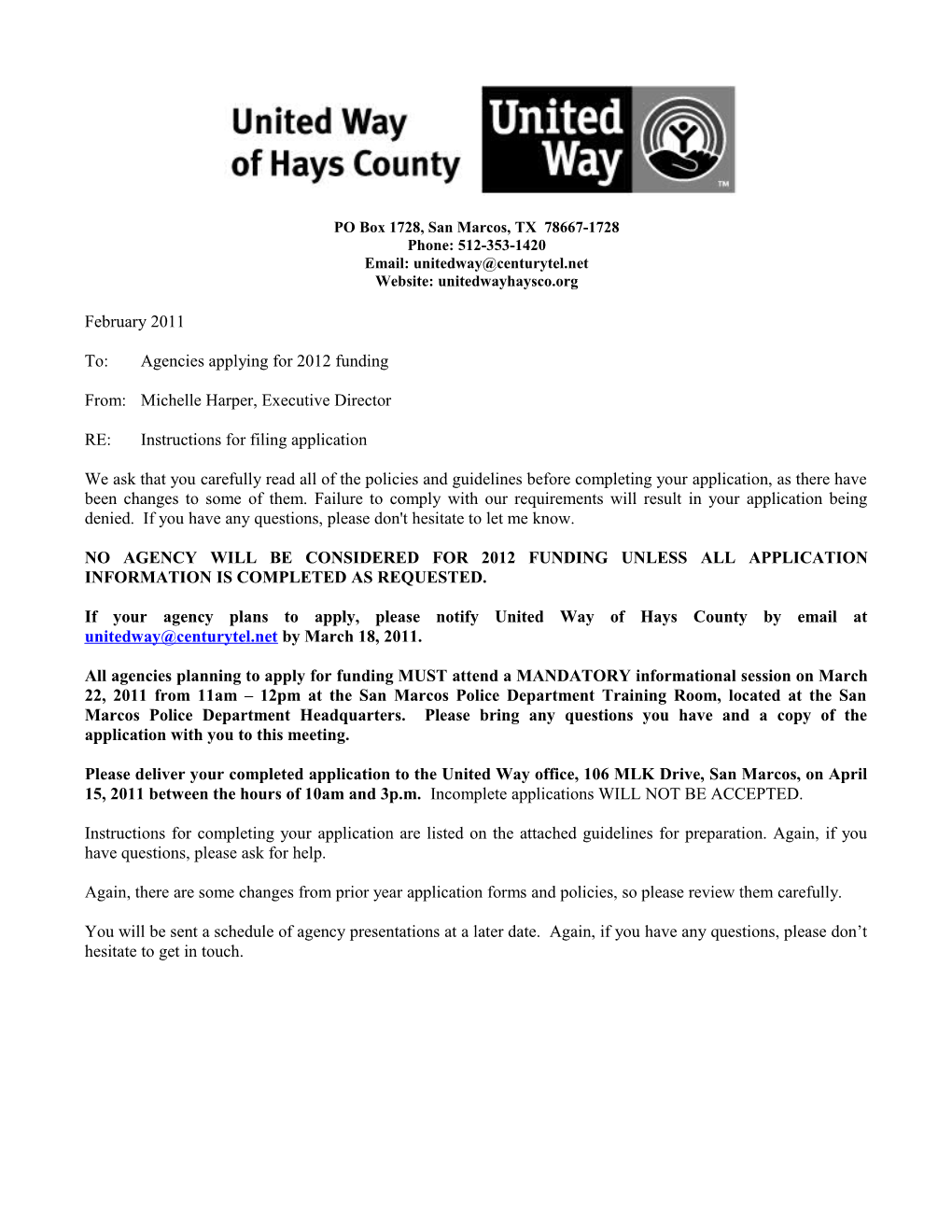 United Way of Hays County