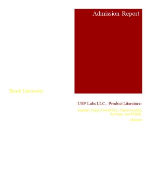 USP Labs LLC., Product Literature