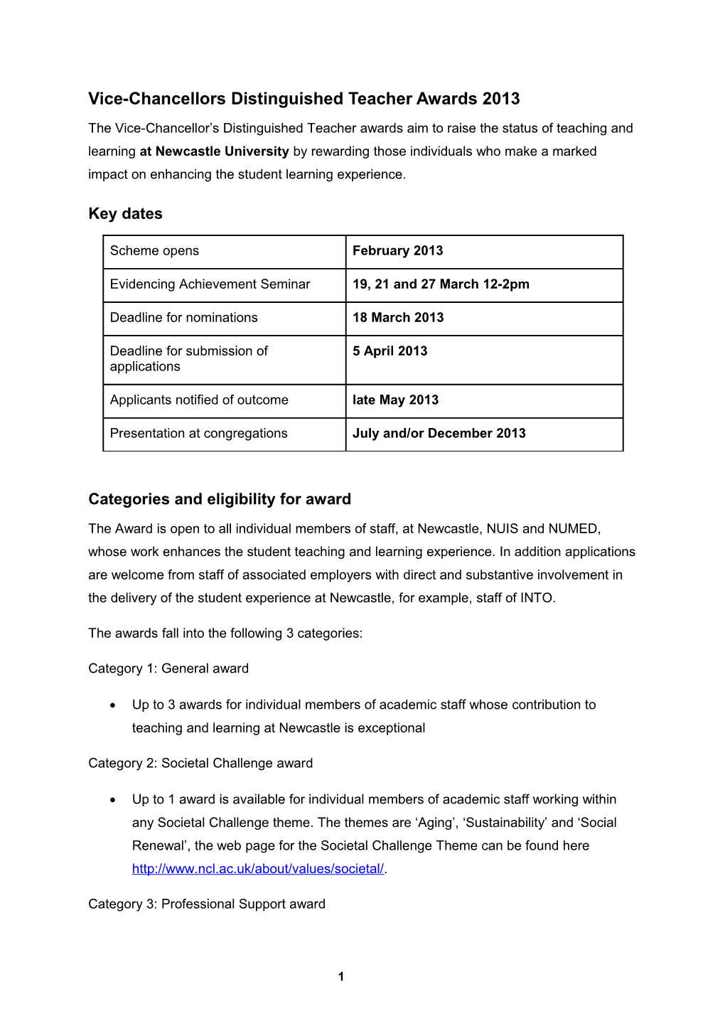 Vice-Chancellors Award for Excellence in Support of Teaching and Learning