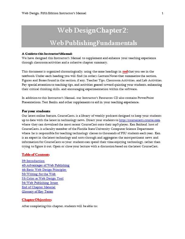 Web Design Chapter 2