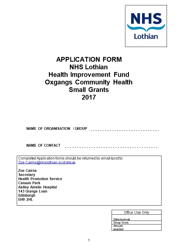 West Lothian Community Health Network