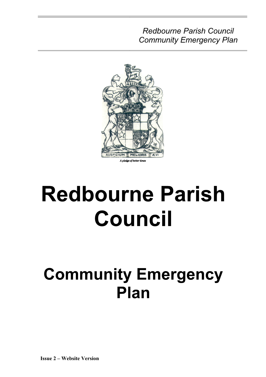 What Is the Purpose of This Community Emergency Preparedness Plan