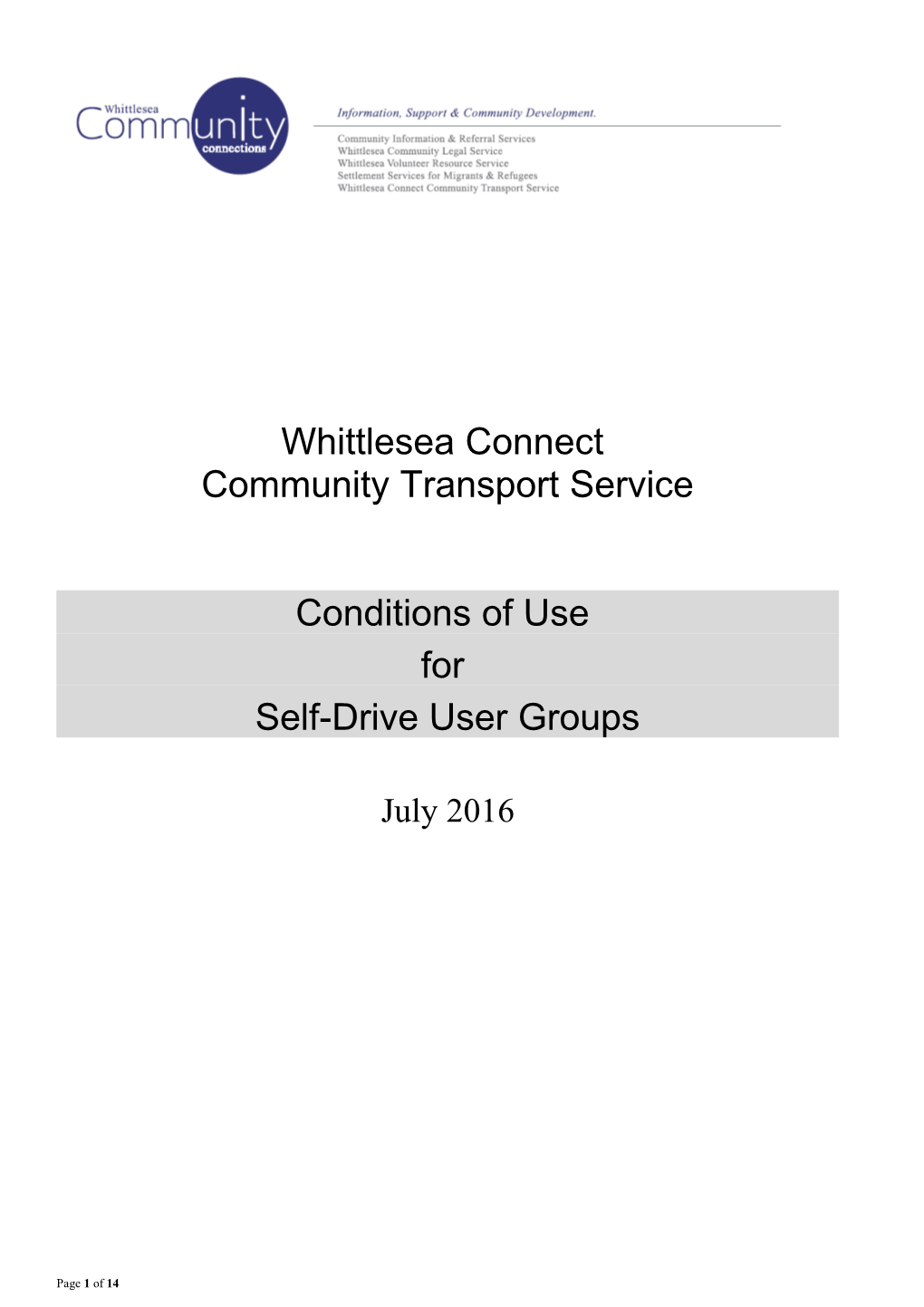 Whittlesea Connect