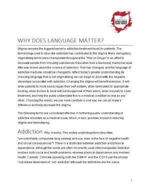 Why Does Language Matter?
