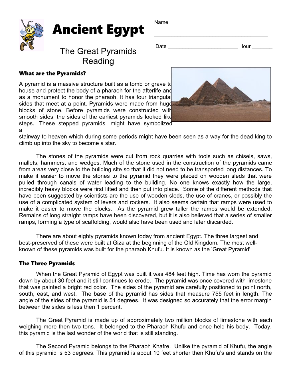 Why Were the Pyramids Built