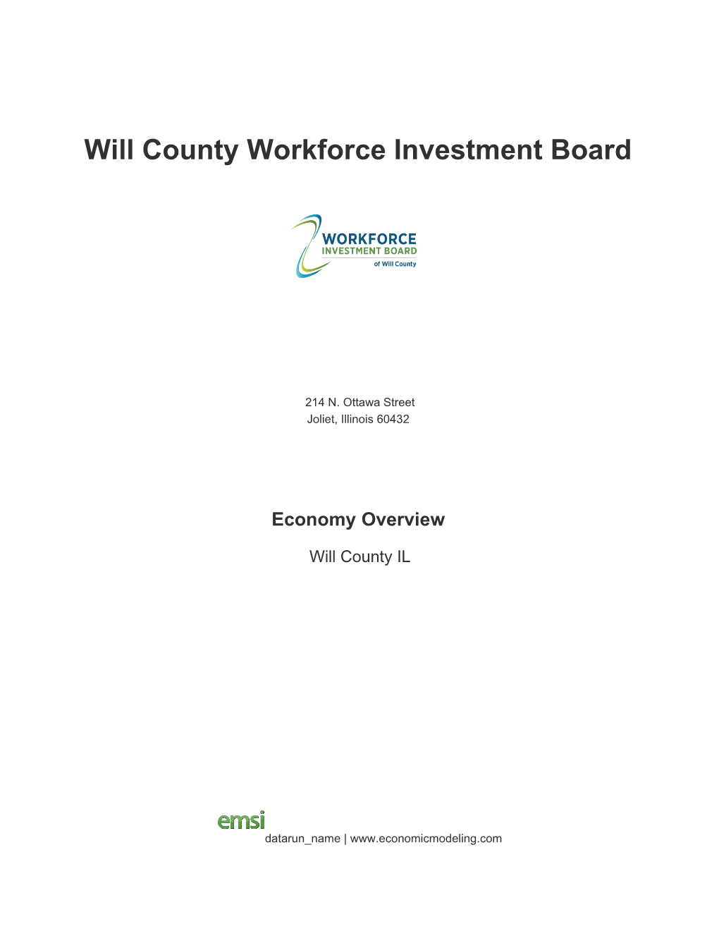 Will County Workforce Investment Board