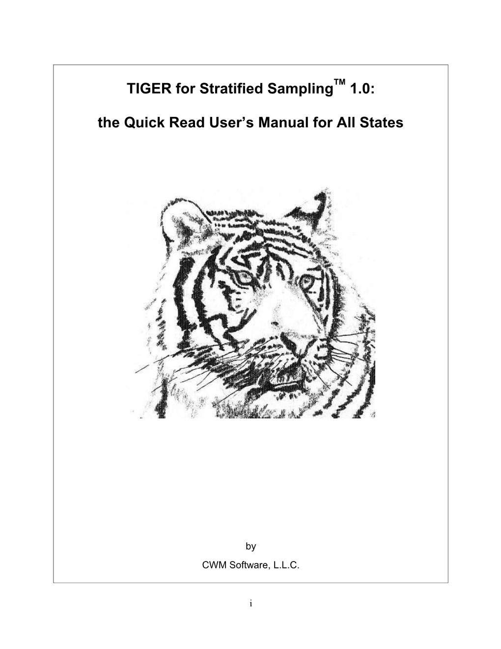 Wisconsin TIGER 2.1 Manual