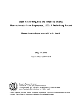Work-Related Injuries and Illnesses Among