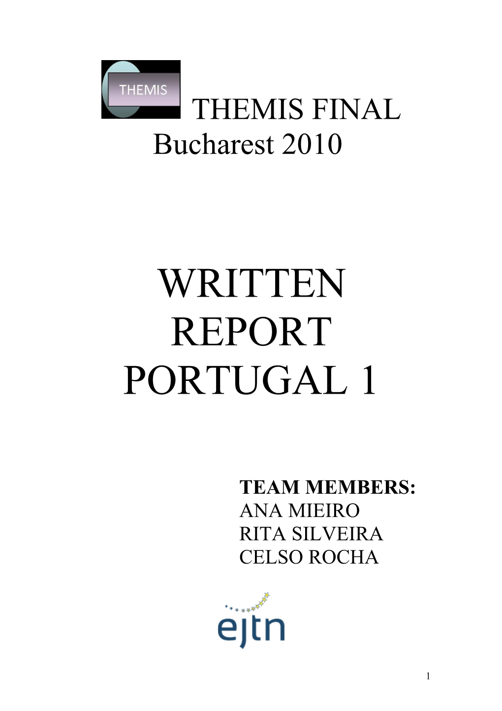 Written Report