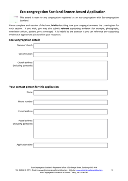 Your Contact Person for This Application